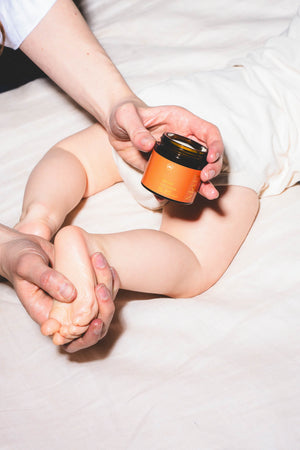 Baby tělové a obličejové máslo Měsíček / Heřmánek