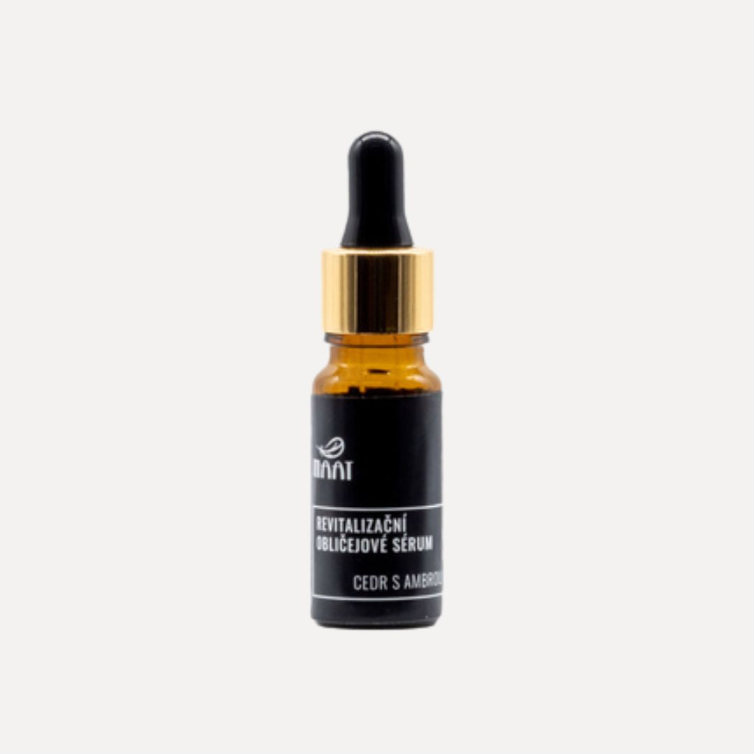 Revitalizační obličejové sérum Cedr s ambrou